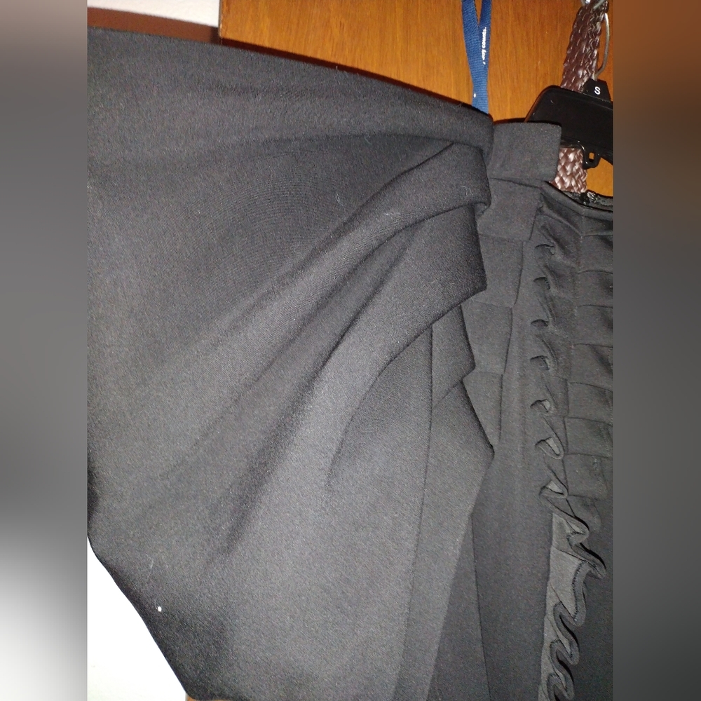 Sexy black batwing dress
